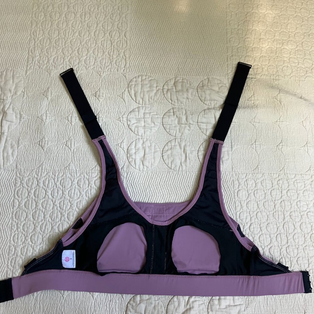 Love and Fit Athena Sports Nursing Bra, Sz. S in purple - Picture 4 of 8